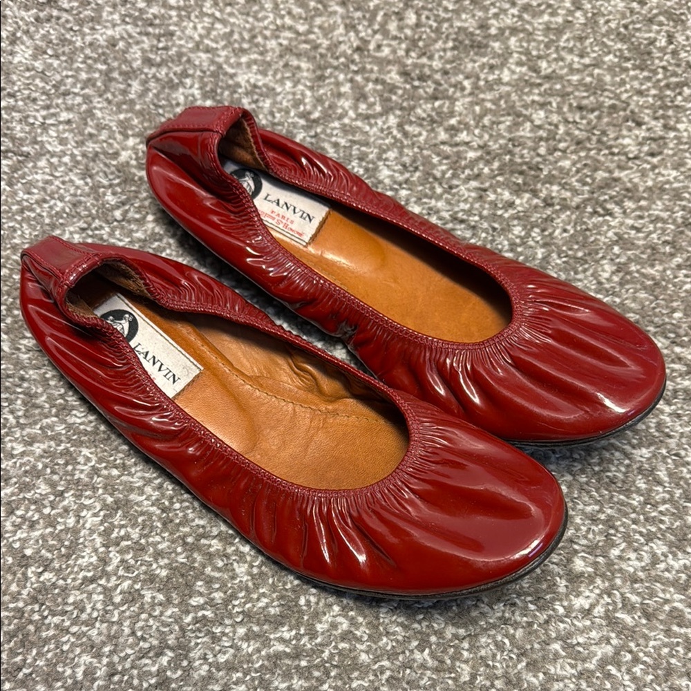 Lanvin Women's Red Ballet Flats